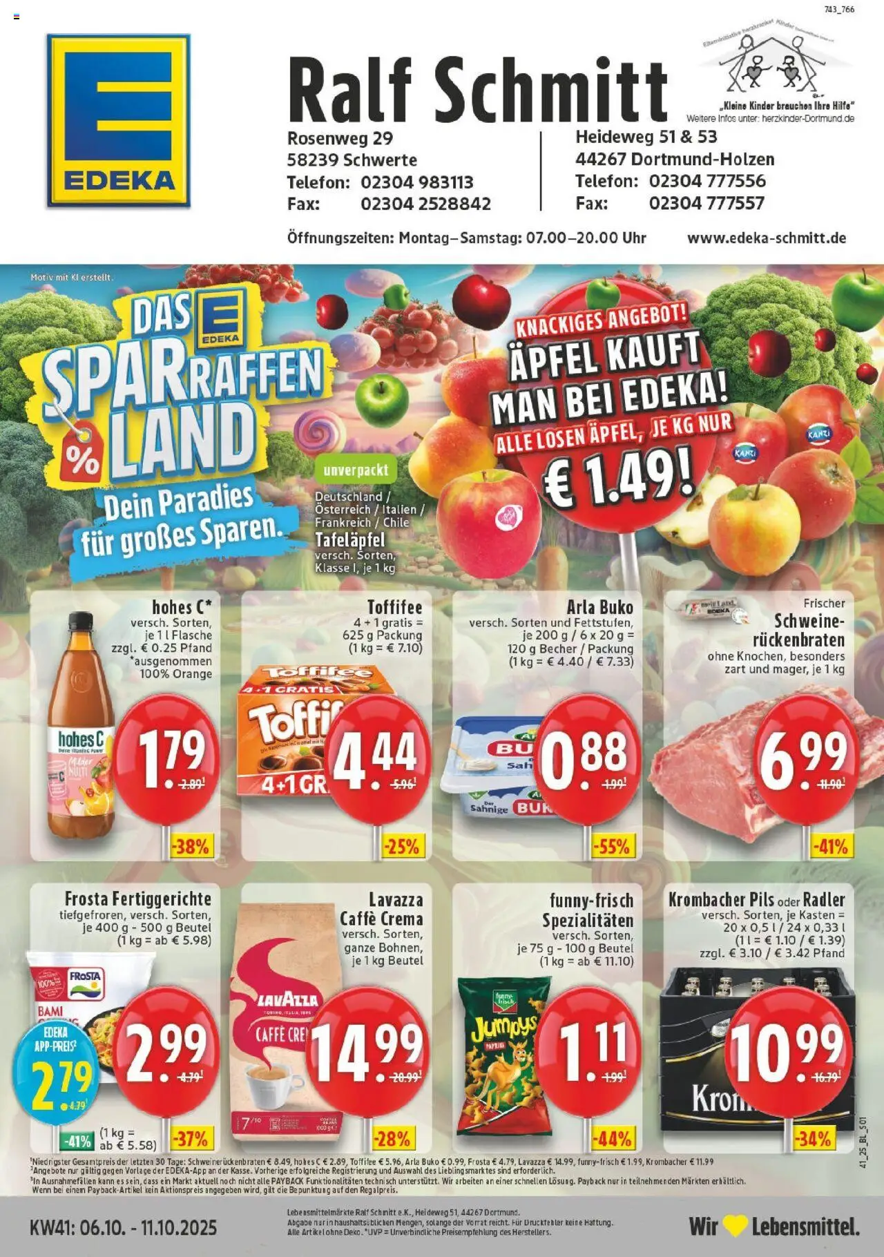 EDEKA Prospekt ab 06.10.2025 - Prospekt Dortmund-Holzen Online