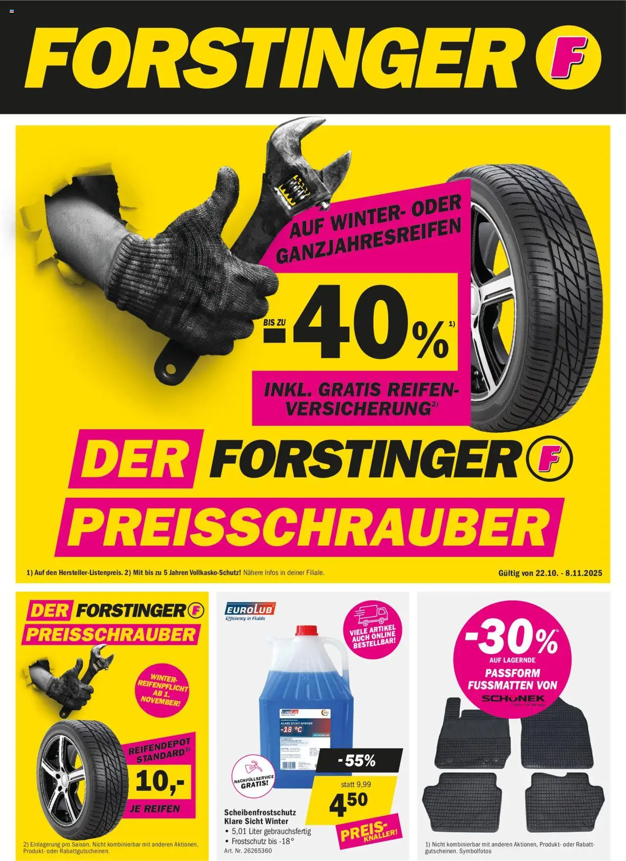  Forstinger Flugblatt ab (22.10.2025 - 08.11.2025) - Seite 1