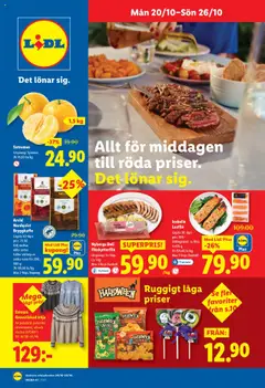 Förhandsgranska reklamblad Aktuella reklamblad Lidl från butik Lidl gäller från 20/10/2025