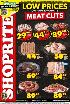 Preview of Shoprite flyer valid from 23/02/2026
