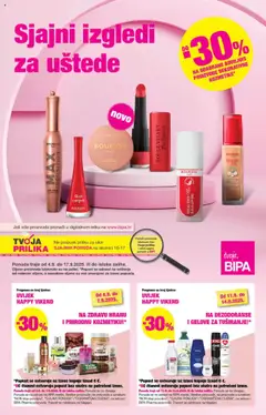 Pregled letka Katalog trgovine Bipa vrijedi od 04.09.2025