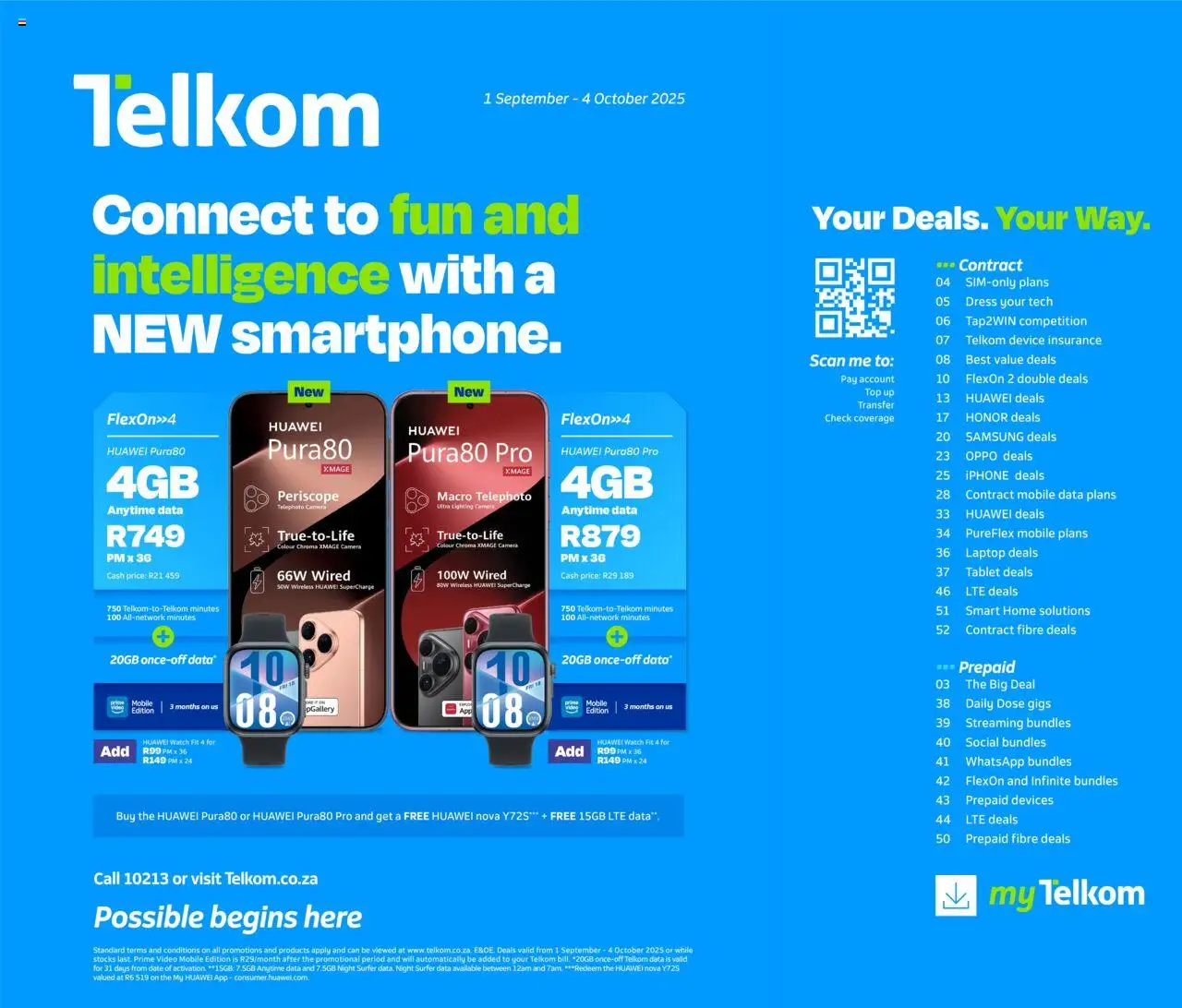 Telkom Deals from 01/09/2025 >> Latest Specials