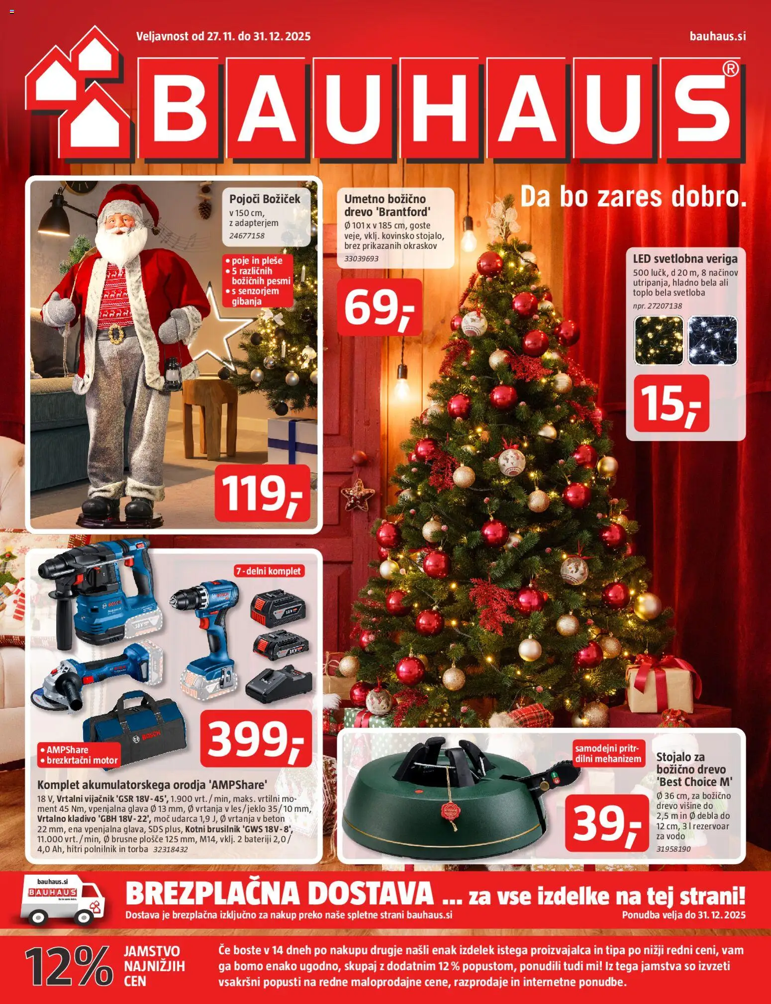 Predogled kataloga iz trgovine Bauhaus veljaven od 27.11.2025