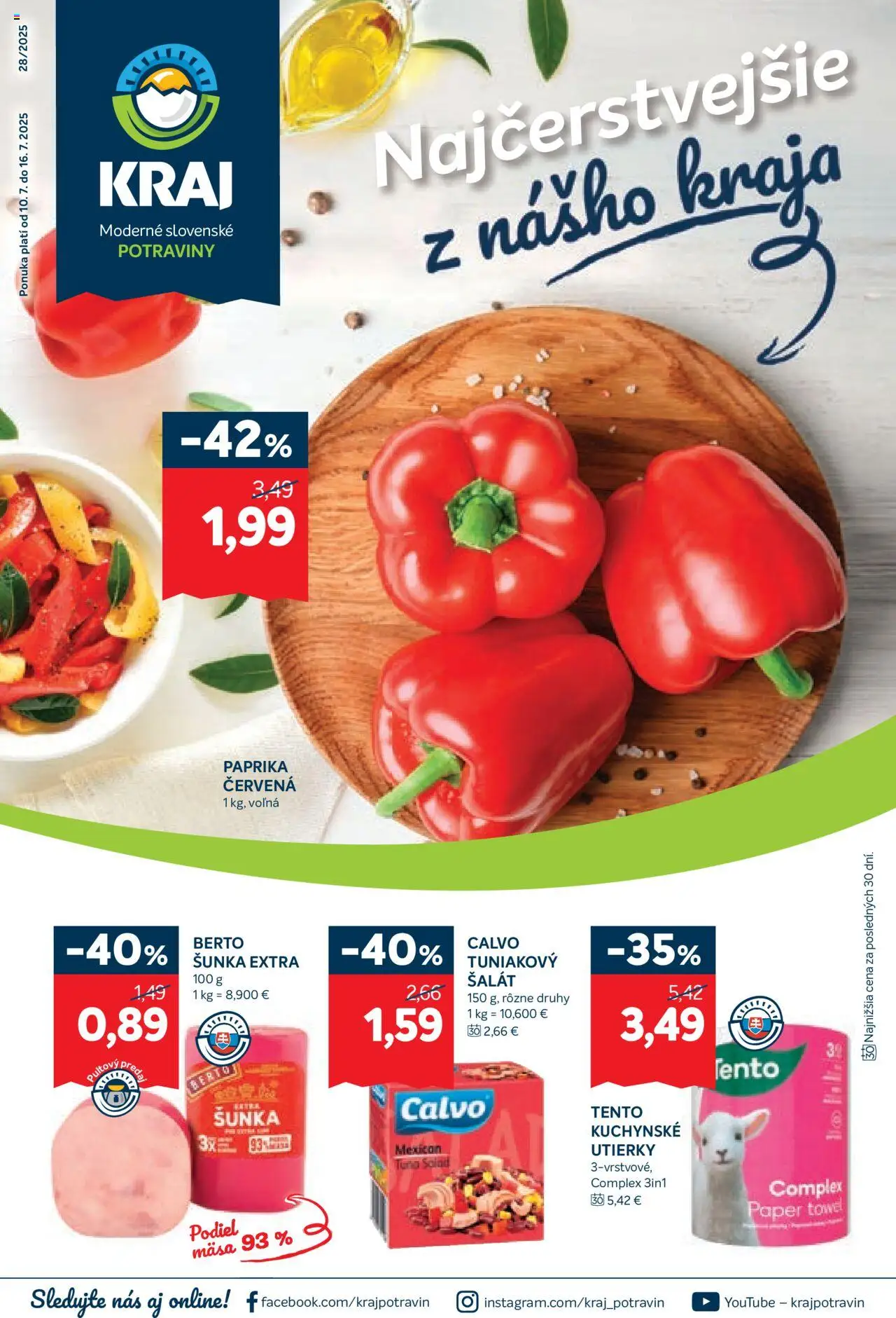 Kraj Leták (10.07. - 16.07.2025) - Akčná ponuka
