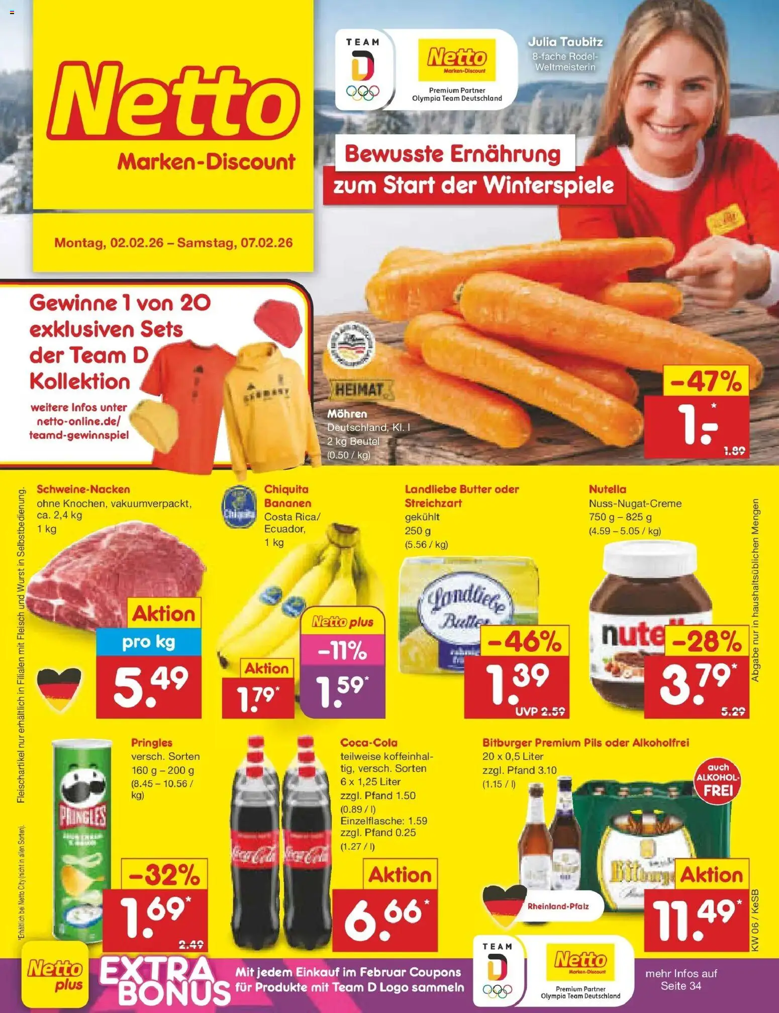 Vorschau von dem Prospekt des Geschäftes Netto Marken-Discount, gültig ab dem 01.02.2026