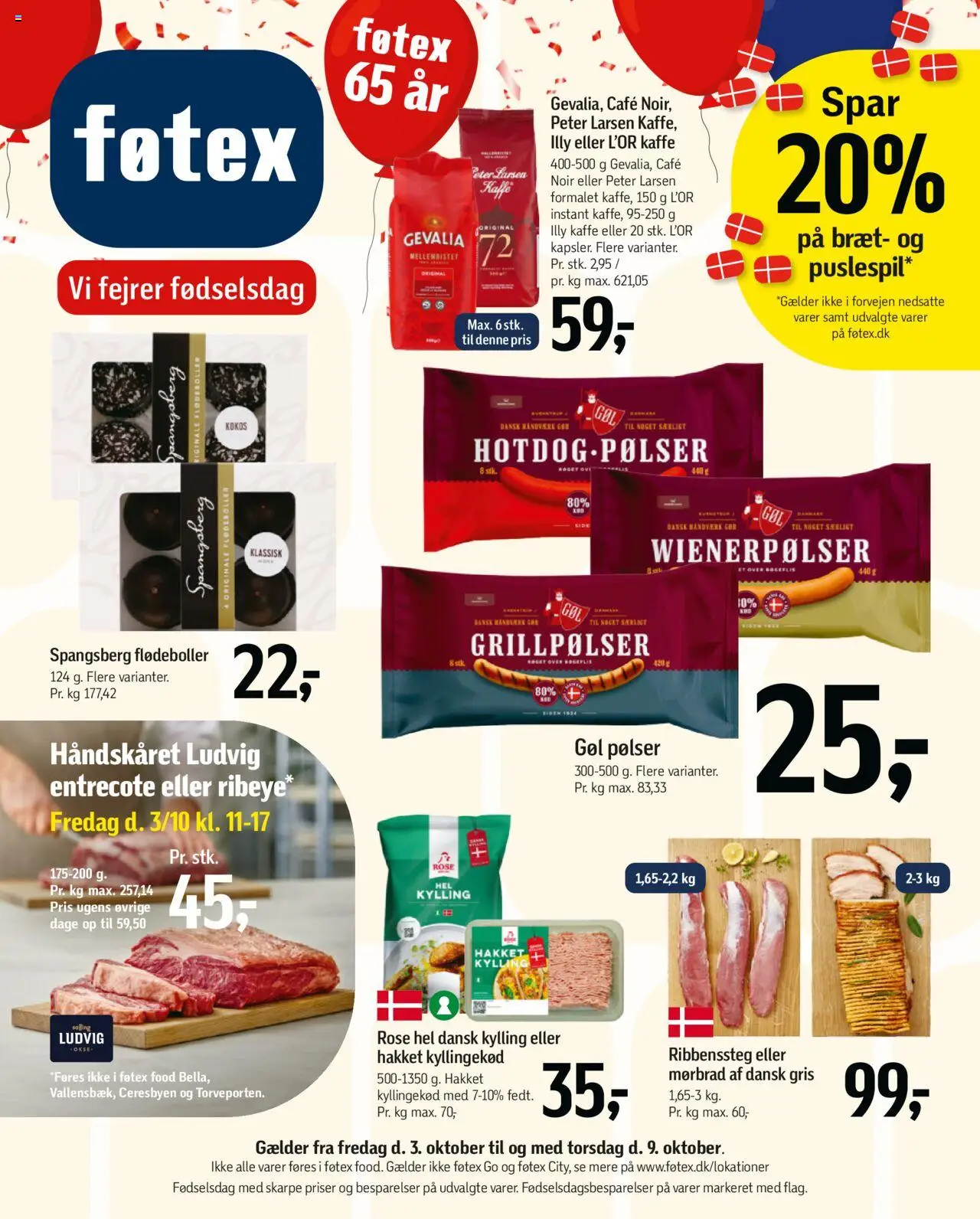 Føtex tilbudsavis gyldig fra 03/10/2025 - side 1