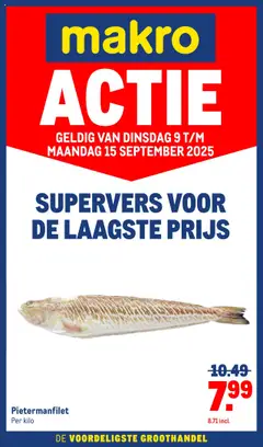 Voorbeeld van Versdeals van winkel Makro geldig vanaf 09-09-2025