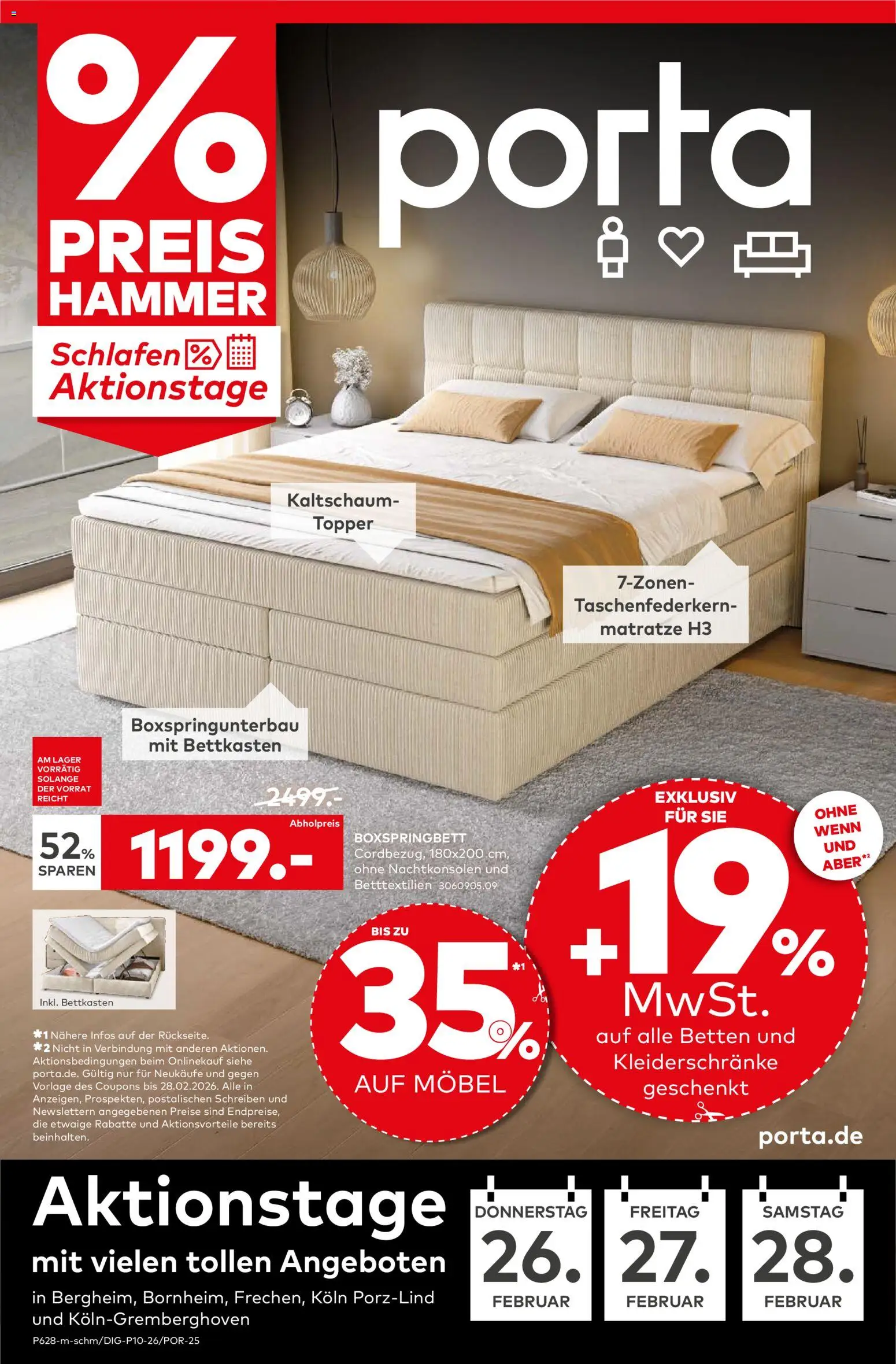 Vorschau von dem Prospekt des Geschäftes Porta!, gültig ab dem 23.02.2026