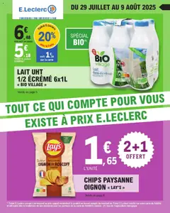 Prévisualisation de Catalogue de la semaine 31 du magasin E.Leclerc formulaire valide 29/07/2025