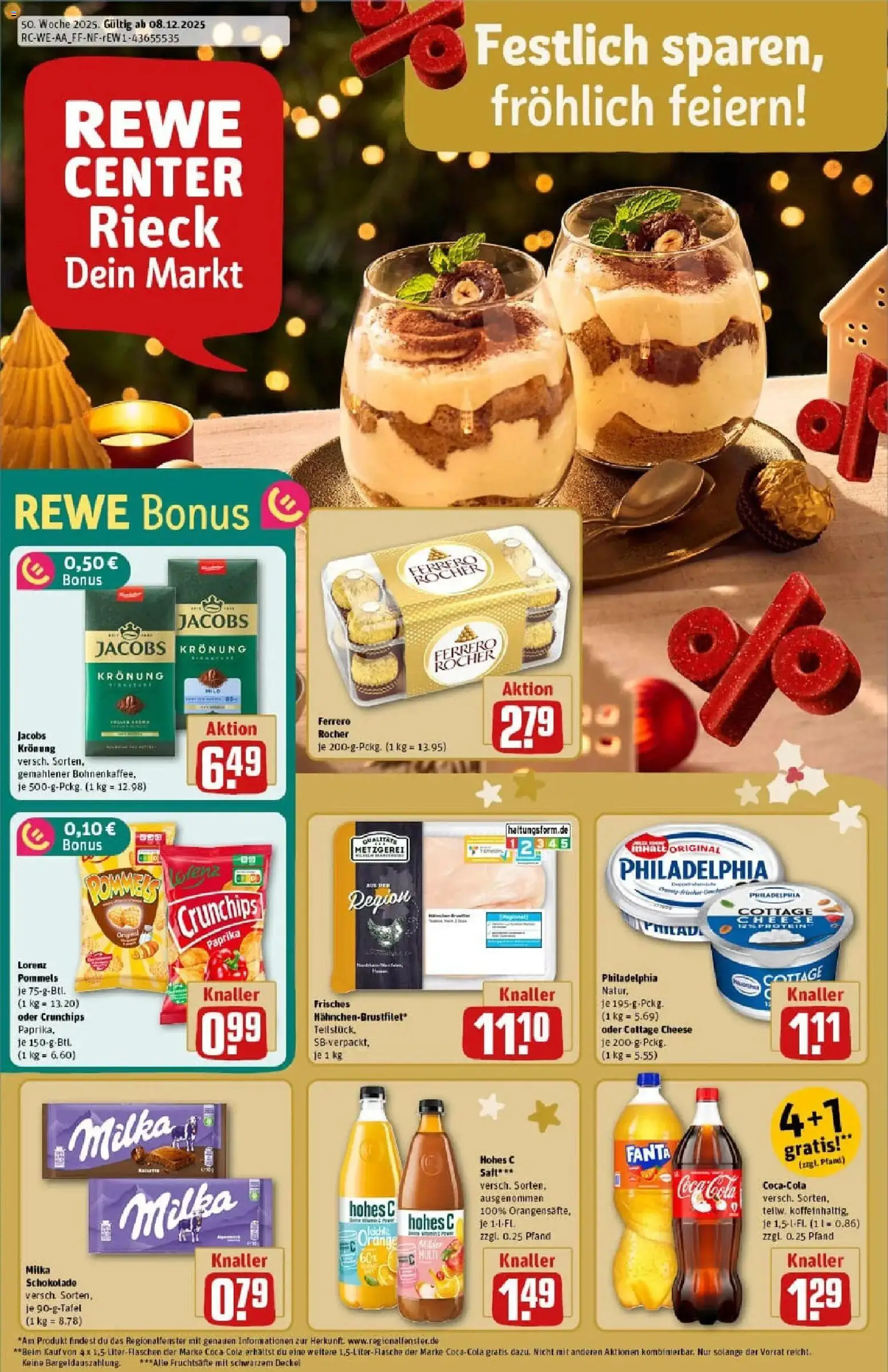 Vorschau von dem Prospekt des Geschäftes Rewe, gültig ab dem 07.12.2025