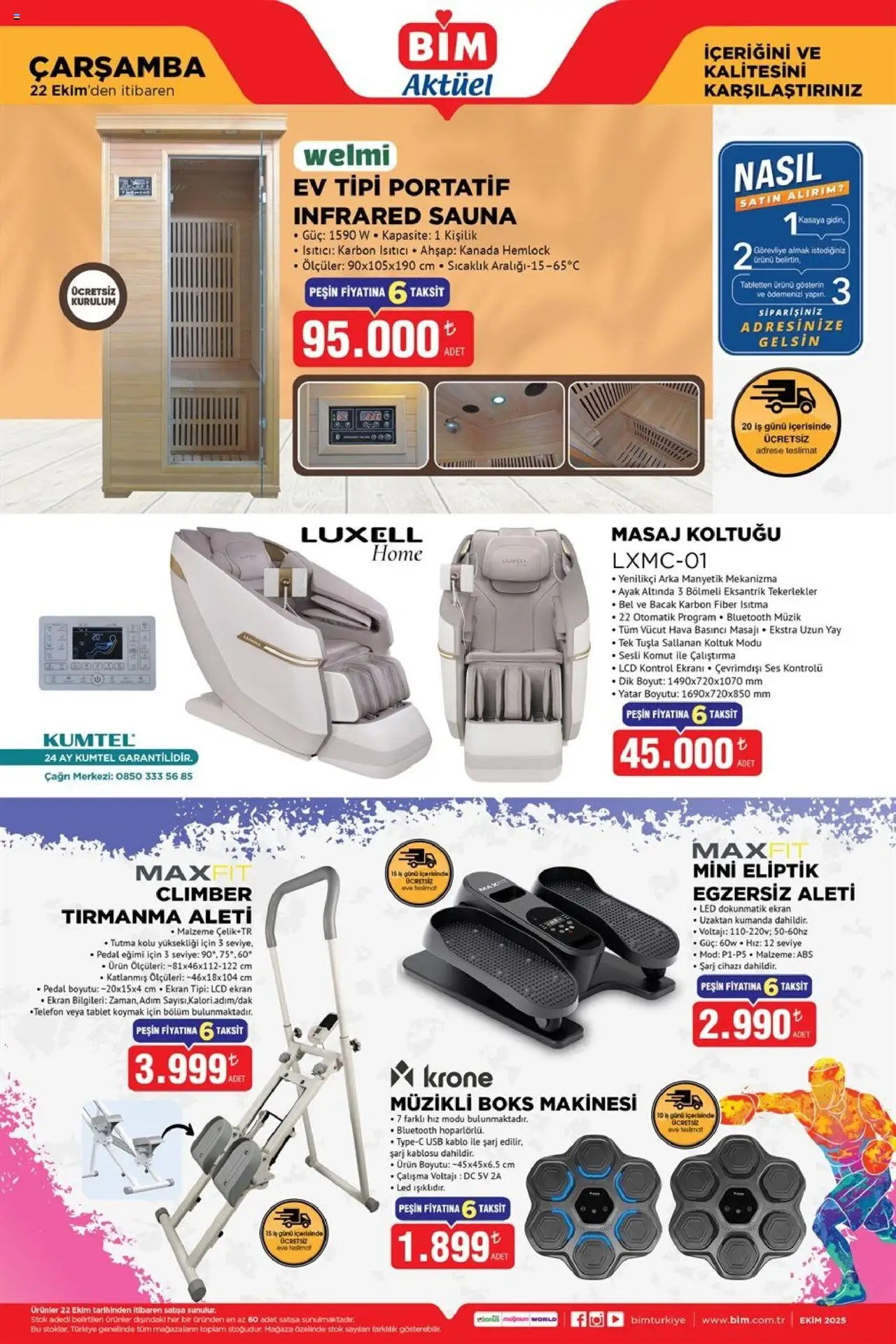 BİM Katalog bu hafta (22 Ekim 2025) - Aktüel Broşür - Sayfa numarası 1