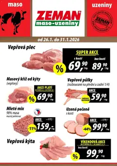 Náhled nabídky: Prodejny Zeman Leták - Dačice platný od 26.01.2026