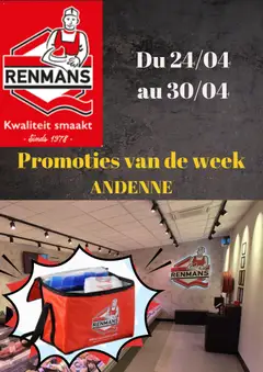 Voorbeeld van Renmans Folder / Publicité van winkel Renmans geldig vanaf 24/04/2026