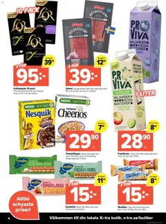 Förhandsgranska reklamblad Aktuella reklamblad Coop X:-TRA från butik Coop X:-TRA gäller från 24/11/2025 | Sida : 4