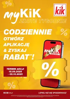 Pogląd gazetki "Gazetka" ze sklepu Kik ważnej od 15.09.2025