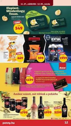 PENNY - Akciós újság PENNY megtekintése, amely érvényes 2025.11.27.-től | Oldal: 12