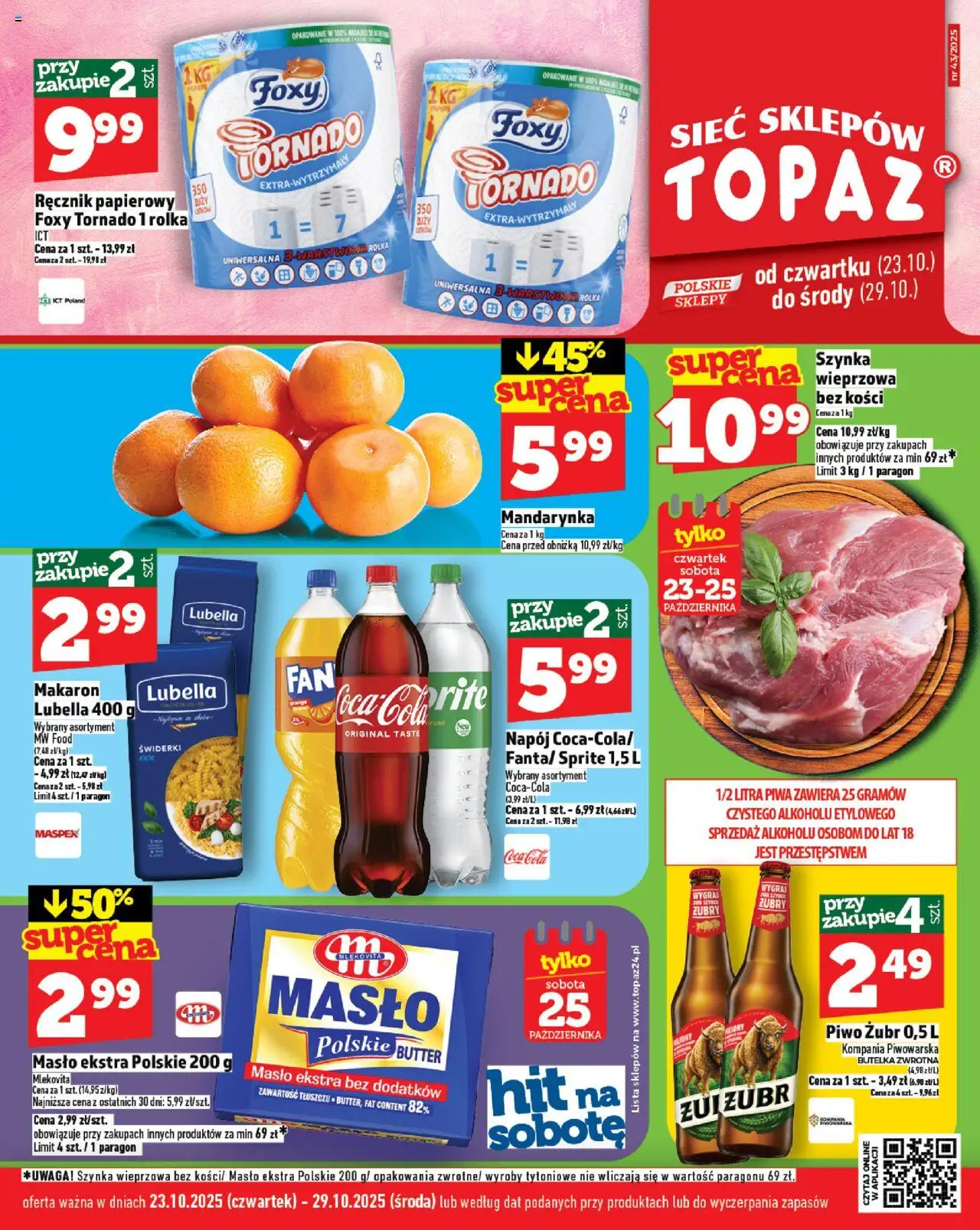 Topaz Gazetka MAZ od 23.10.2025 - Nowa Gazetka - Numer strony 1