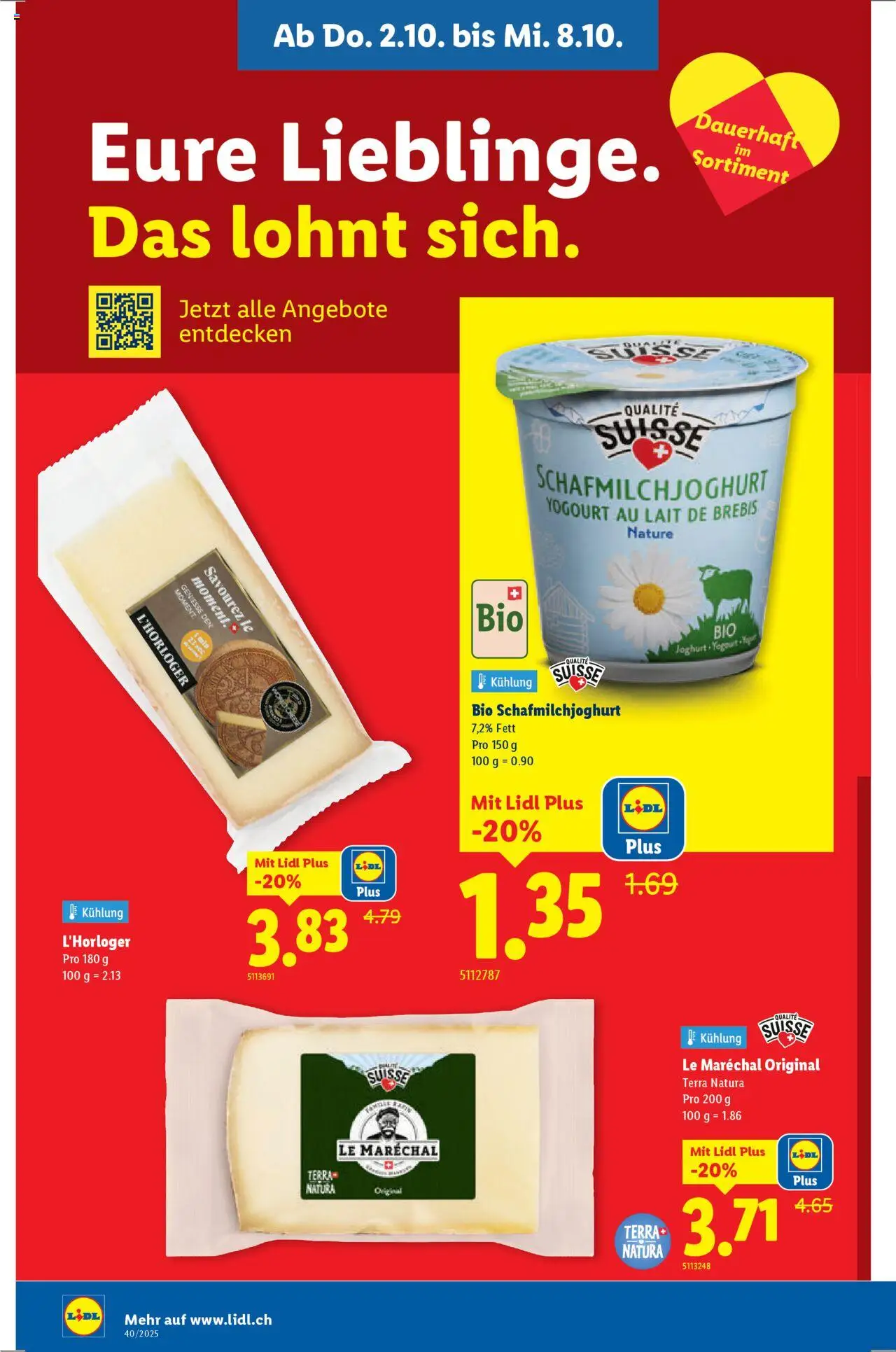 Lidl Aktionen Eure Lieblinge ab 02.10.2025 - Seitennummer 1