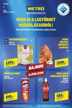 Metro - Élelmiszer és Szezonális katalógus 2026/03 megtekintése, amely érvényes 2026.03.01.-től