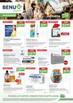 Náhľad BENU Lekáreň letáku platného od 01.11.2025
