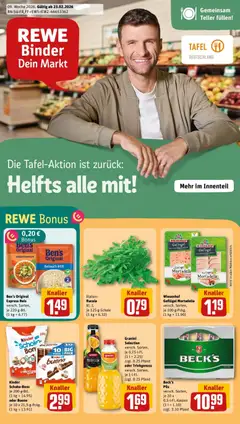 Vorschau von dem Prospekt des Geschäftes Rewe, gültig ab dem 22.02.2026