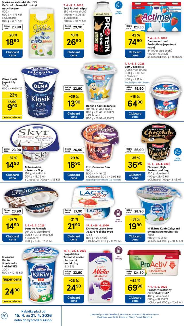 Nový Tesco leták od 15.04.