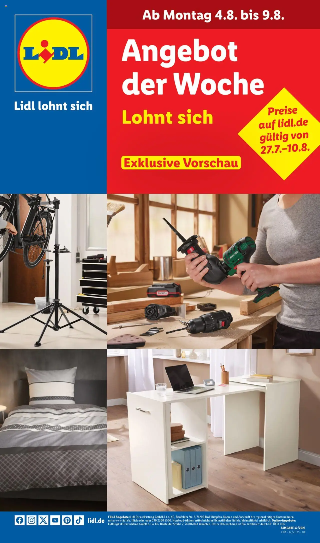 LIDL Prospekt ab Montag 04.08.2025 > Prospekt