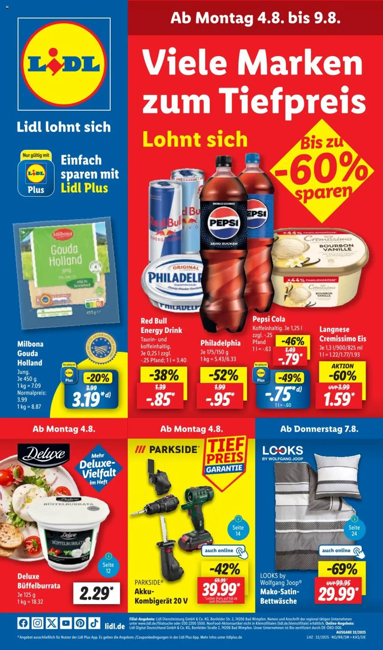 LIDL Prospekt ab Montag 04.08.2025 > Prospekt