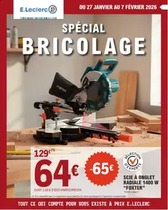 Prévisualisation de Bricolage du magasin Brico E.Leclerc formulaire valide 27/01/2026