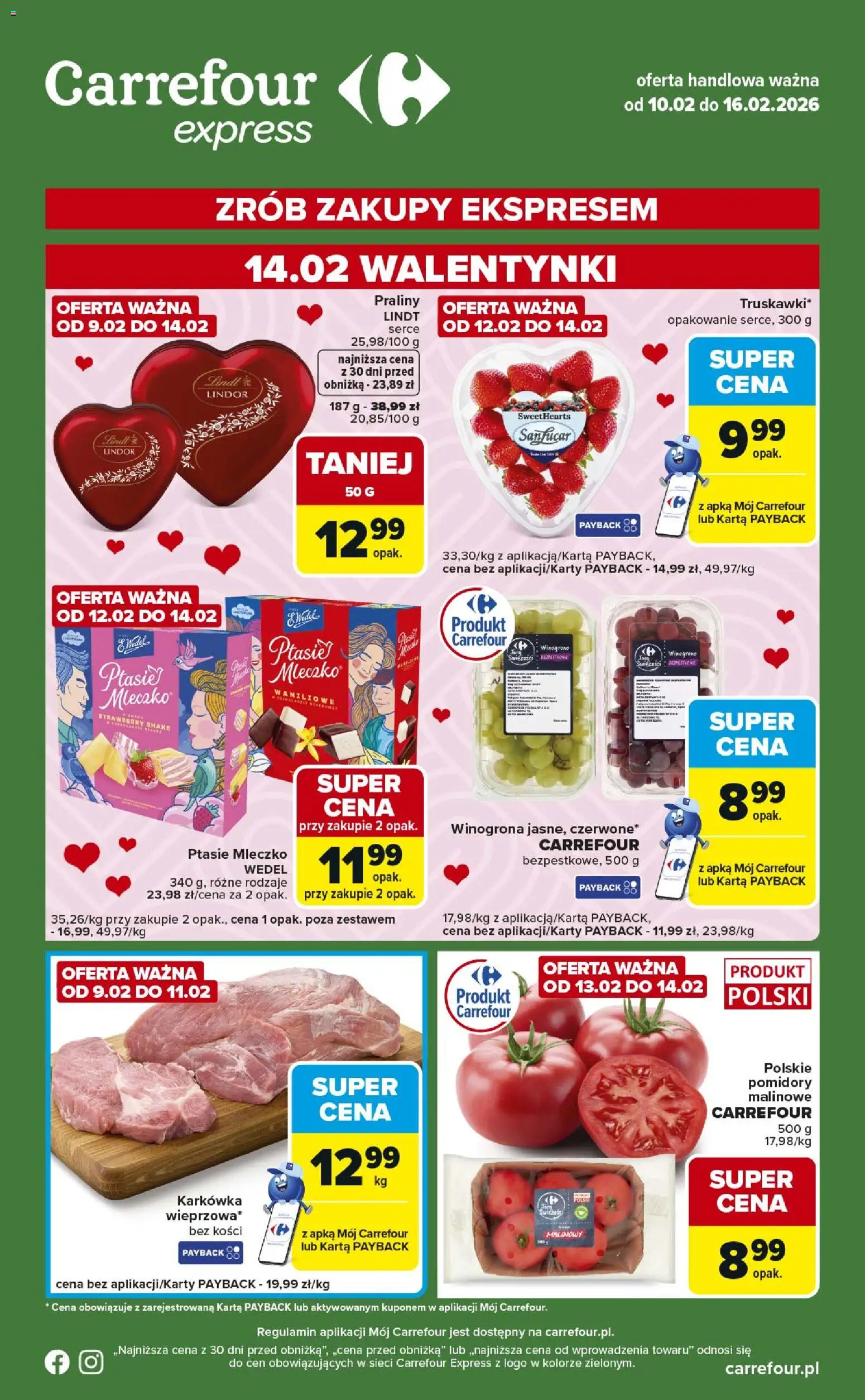 Pogląd gazetki "Express" ze sklepu Carrefour ważnej od 10.02.2026