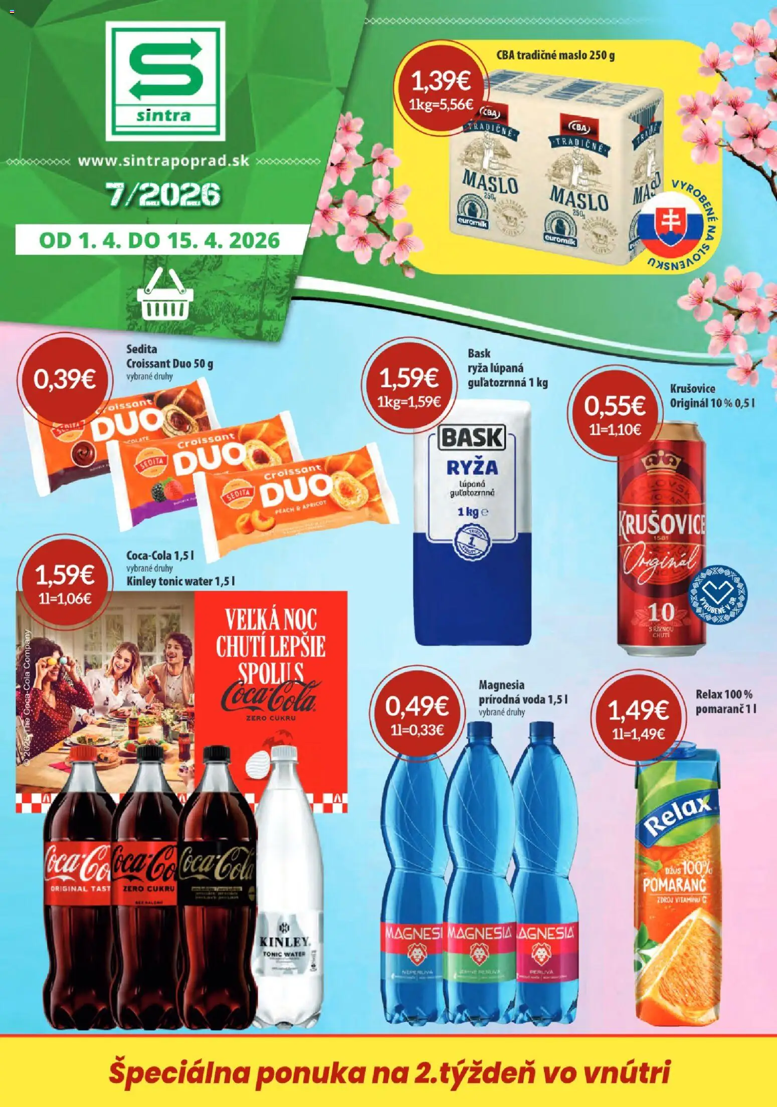 Náhľad Sintra letáku platného od 01.04.2026