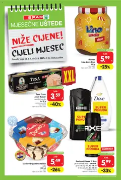 Pregled letka Katalog trgovine Spar vrijedi od 02.07.2025