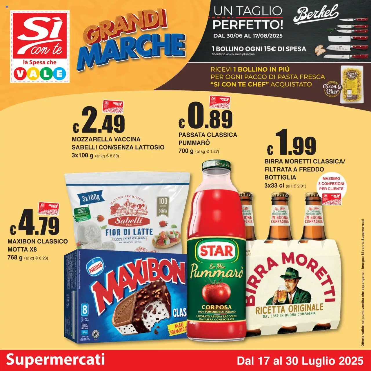 Volantino Sì con Te valido da 17/07/2025 numero di pagina 1