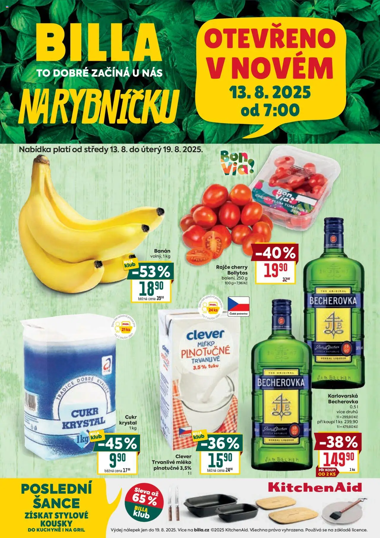  BILLA leták již od 13.08.2025 » Akční "Leták - Speciál: Liberec"