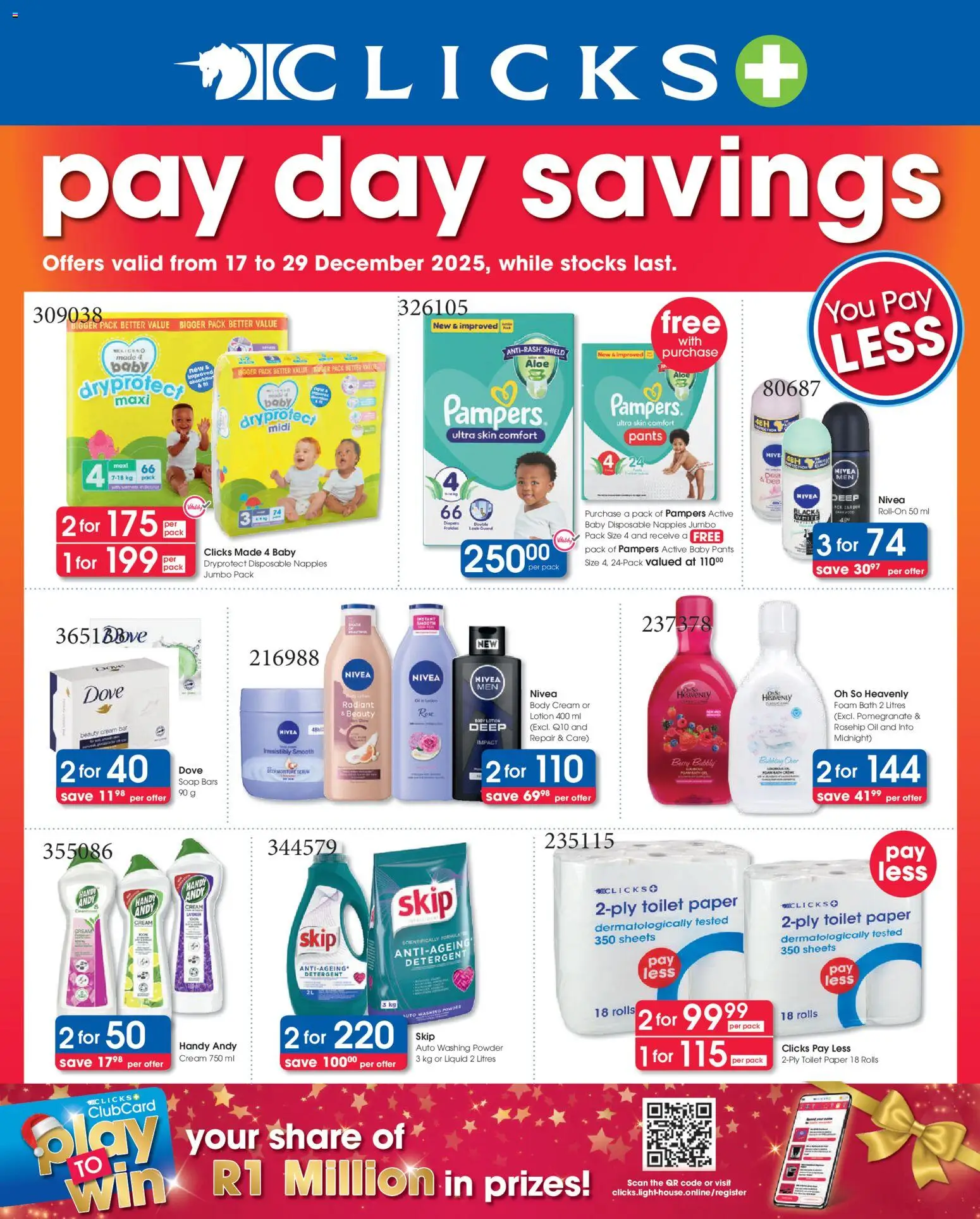 Preview of Clicks flyer valid from 17/12/2025