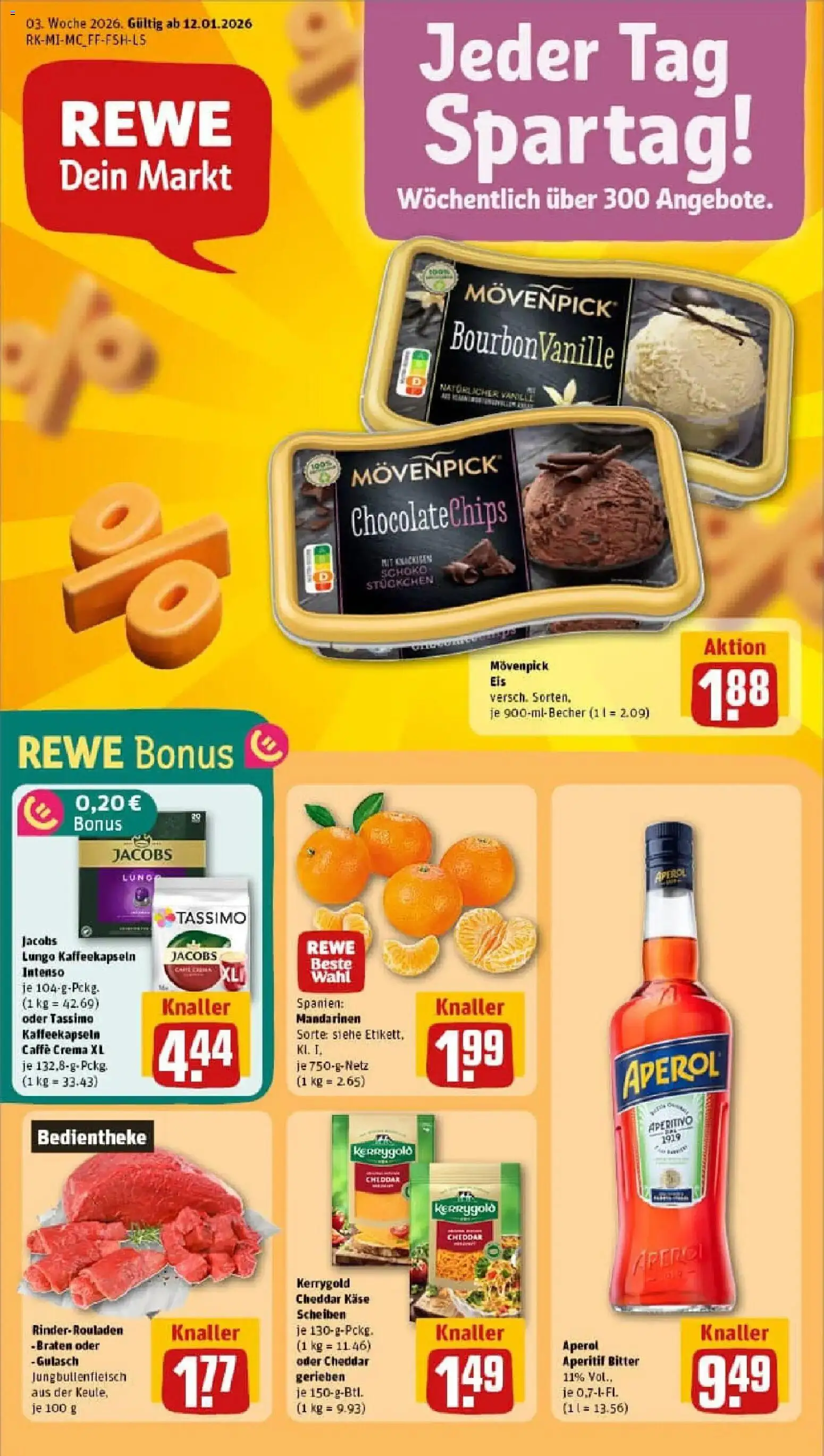 Vorschau von dem Prospekt des Geschäftes Rewe, gültig ab dem 11.01.2026