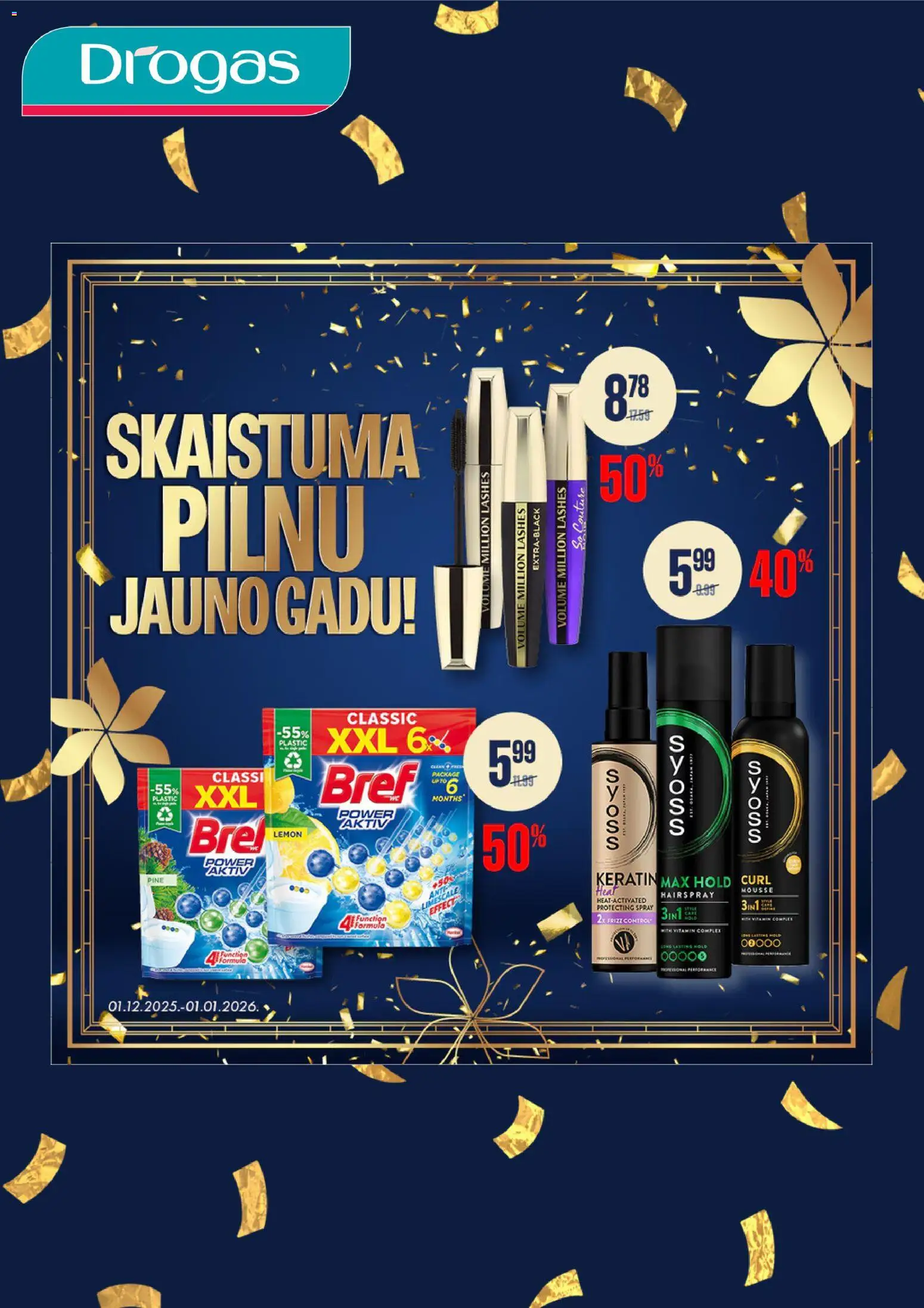 Skatīt Drogas akciju bukletu, derīgs no 2025.12.01