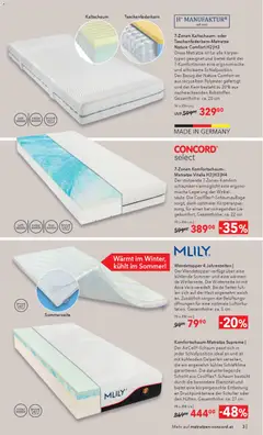 Vorschau der Angebote: Matratzen Concord Flugblatt gültig ab 29.10.2025 | Seite: 3