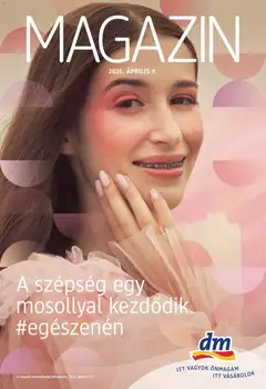 DM Drogerie Markt - DM Drogerie Markt akciós újság megtekintése, amely érvényes 2026.04.09.-től