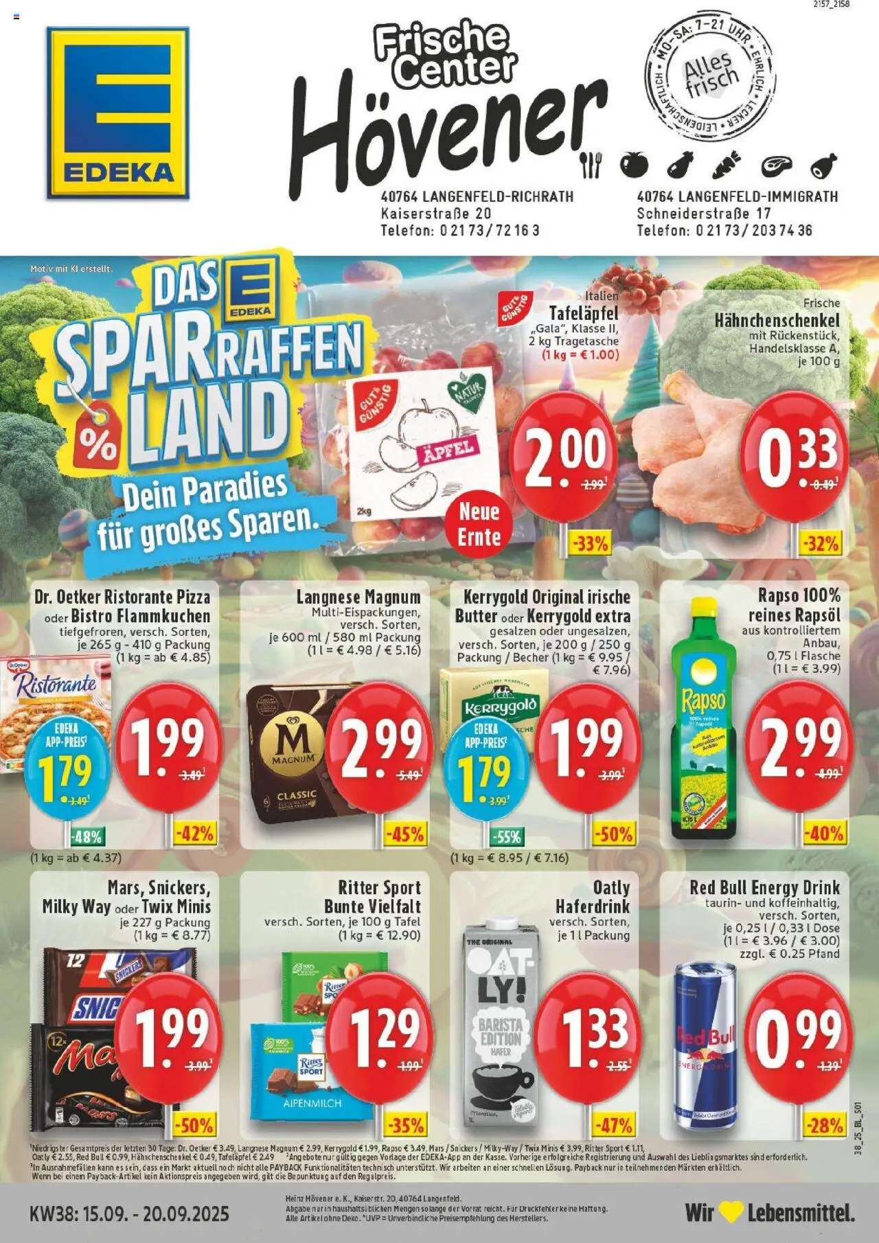 EDEKA Prospekt ab 14.09.2025 - Prospekt Langenfeld - Richrath Online