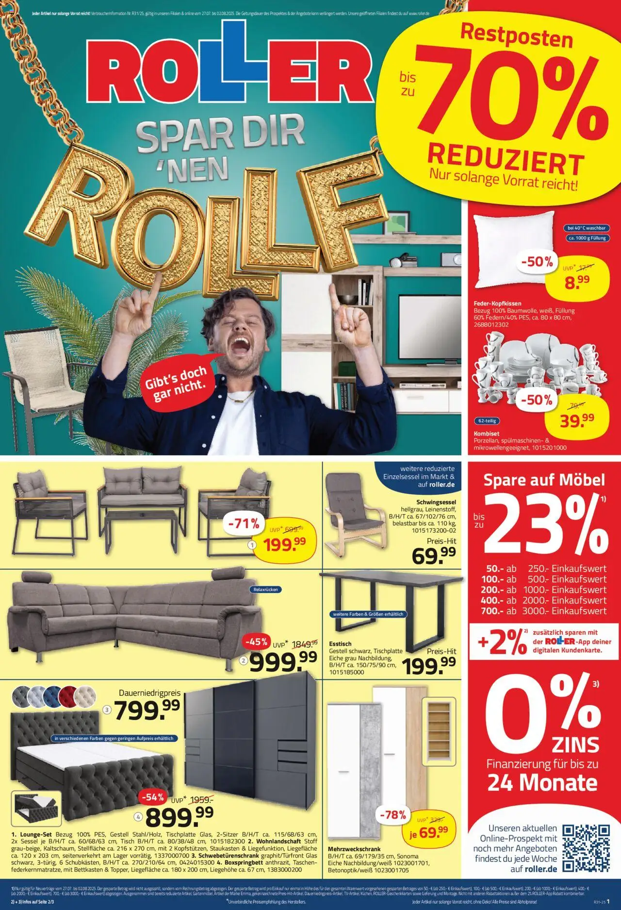 Roller Prospekt (vom 28.07.2025 - 02.08.2025)
