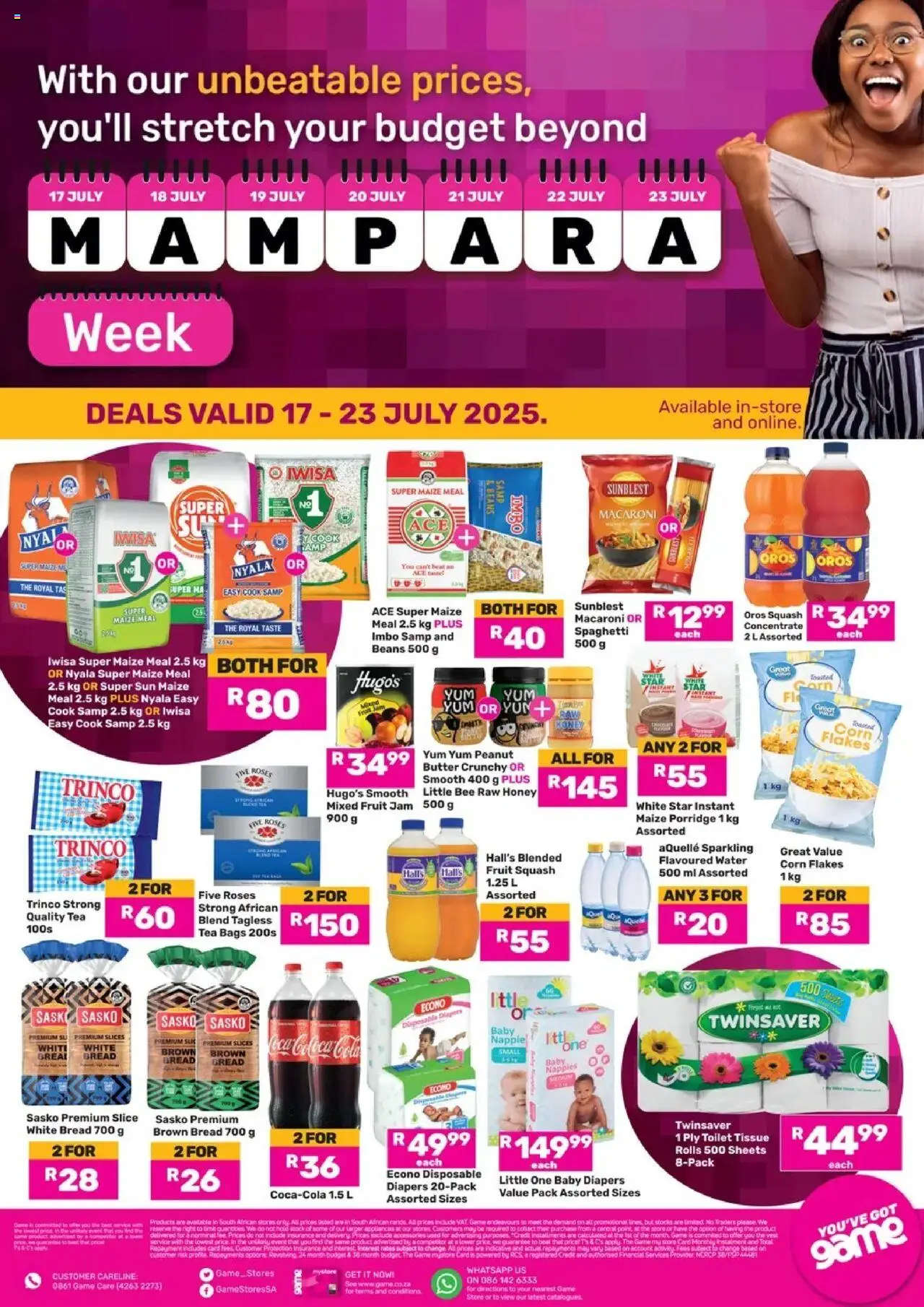 Game Mampara Week from 17/07 - 23/07/2025 > Promotions