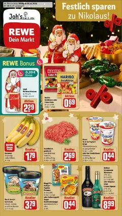 Vorschau von dem Prospekt des Geschäftes Rewe, gültig ab dem 01.12.2025