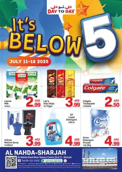 Preview of the catalogue Bellow 5 AED Deals - Al Nahda, Sharjah of store Day to Day valid from 11 Jul, 2025