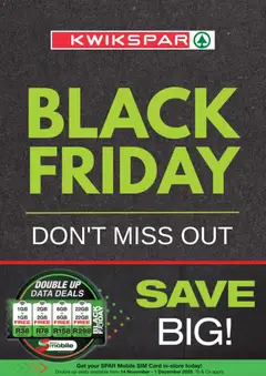 Preview of KWIKSPAR flyer valid from 25/11/2025