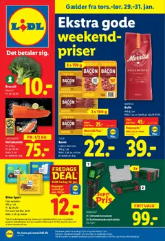 Eksempel på tilbudsavis Weekend tilbud fra butik Lidl gyldig fra 29/01/2026