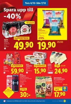 Förhandsgranska reklamblad Aktuella reklamblad Lidl från butik Lidl gäller från 01/12/2025 | Sida: 28