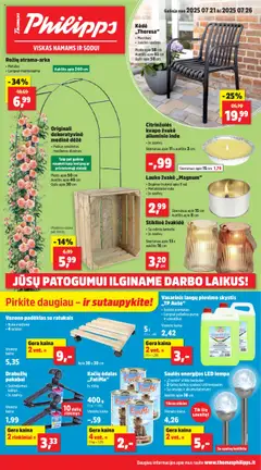 Thomas Philipps parduotuvės leidinio Leidinys galiojančio nuo 2025.07.21 peržiūra
