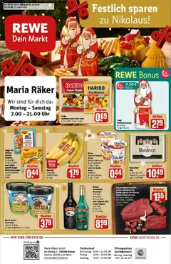 Vorschau von dem Prospekt des Geschäftes Rewe, gültig ab dem 01.12.2025