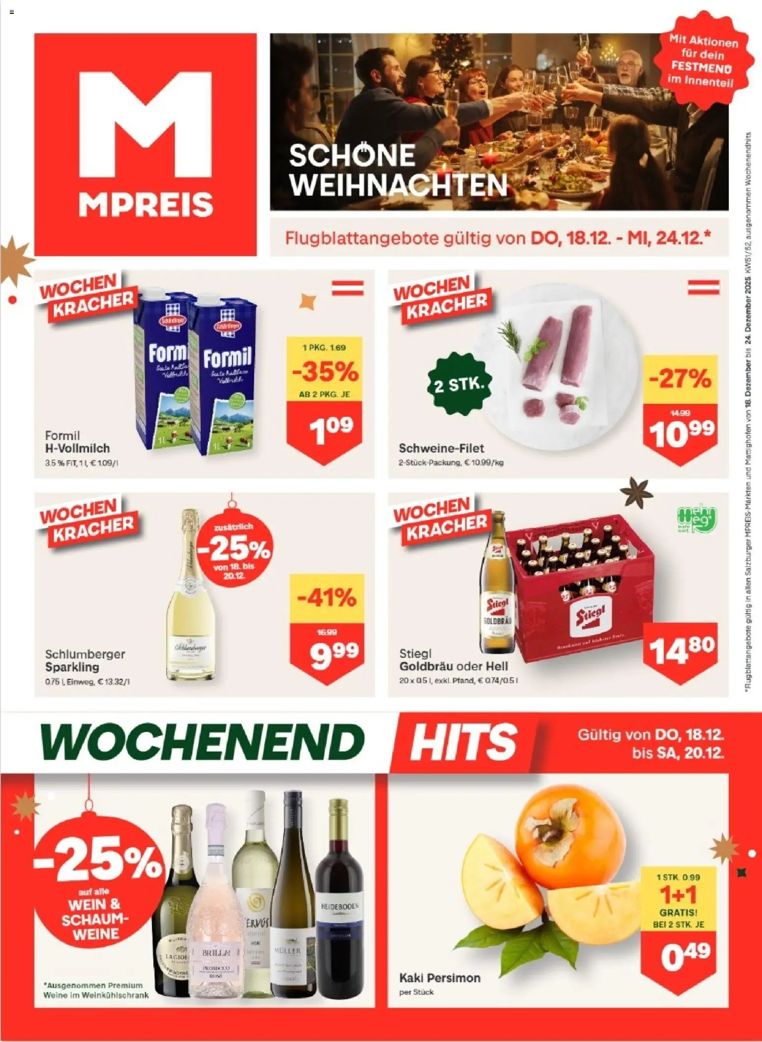 Vorschau der Angebote: MPREIS Altenmarkt im Pongau gültig ab 18.12.2025 - Wein, Kaki